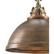 Admiral 1 Light 20 inch Antique Brass Pendant Ceiling Light